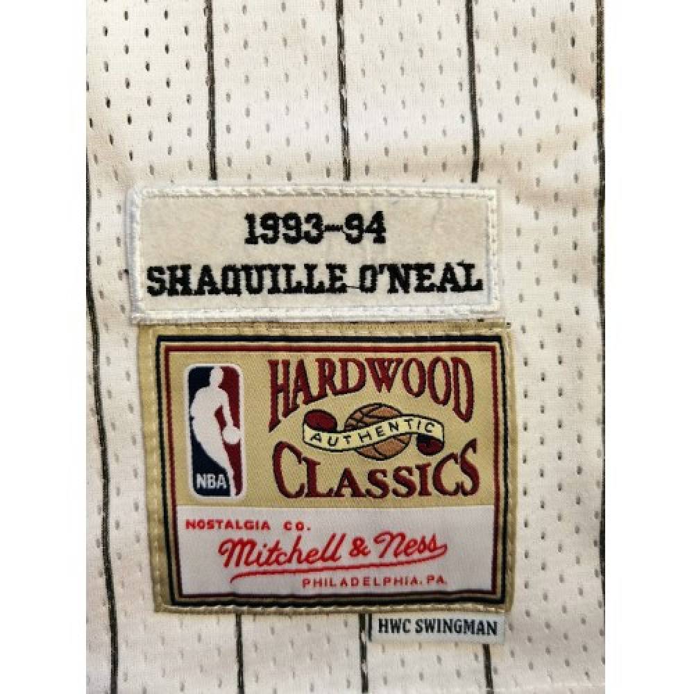 Men's Orlando Magic Shaquille O'Neal #32 Throwback White 93-94 Hardwood Classics Jersey-Pro Kit Vault | Brand New 26/27 Sports Jerseys